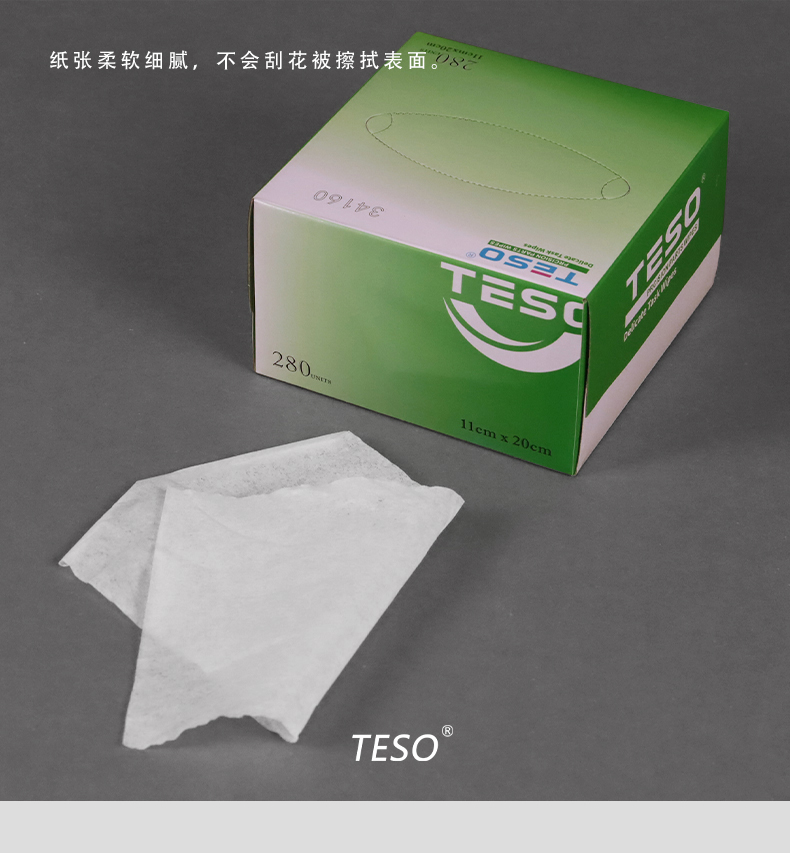 Low dust boxed wipes