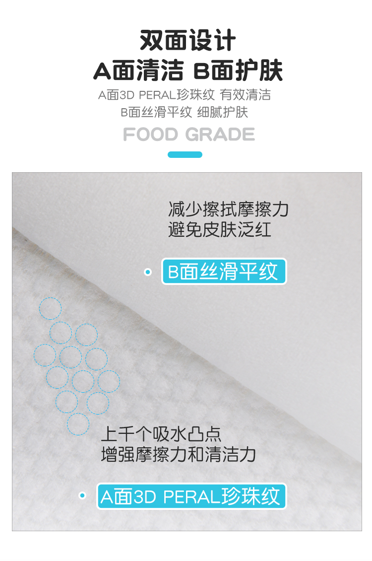 Disposable face towel