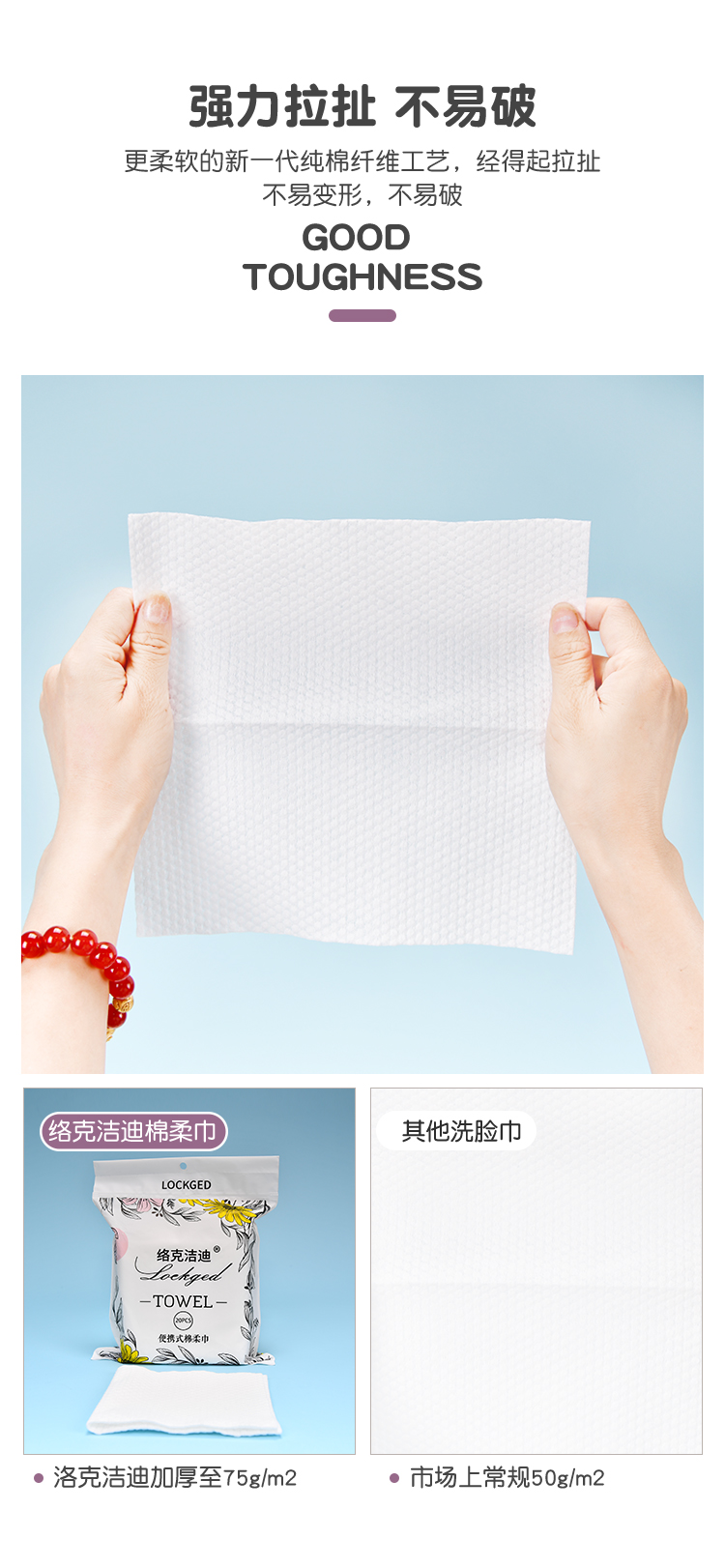 Disposable makeup remover wipes