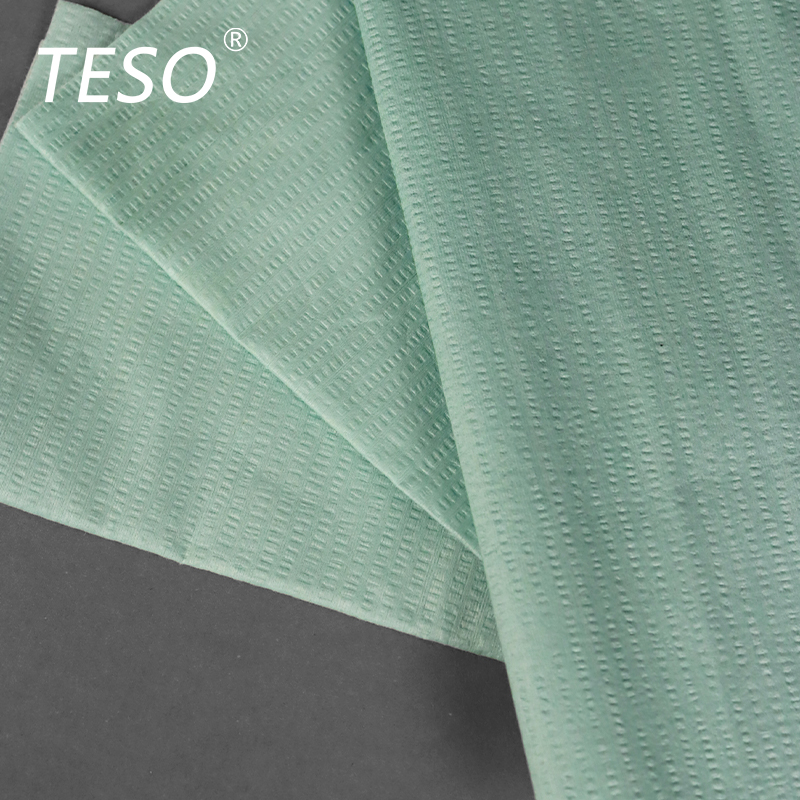 Green embossed large roll paper Green embossed large roll paper
