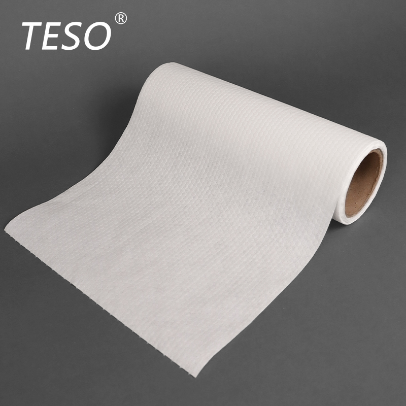 Hexagonal pattern wiping cloth