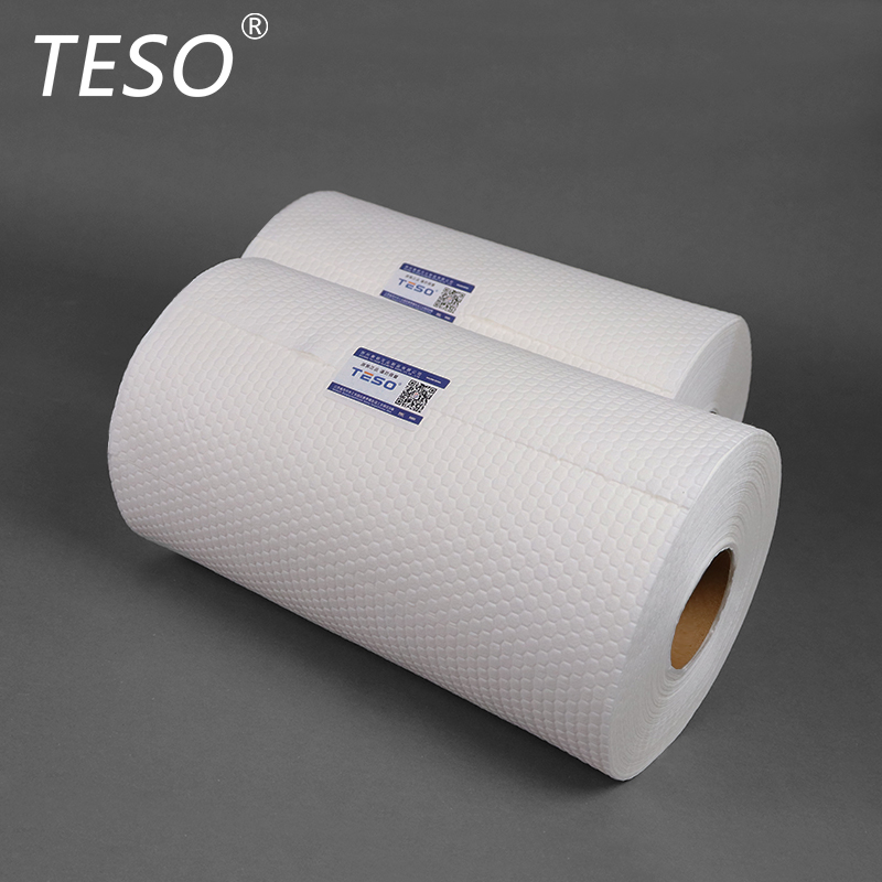 Hexagonal pattern small roll of wipe paper