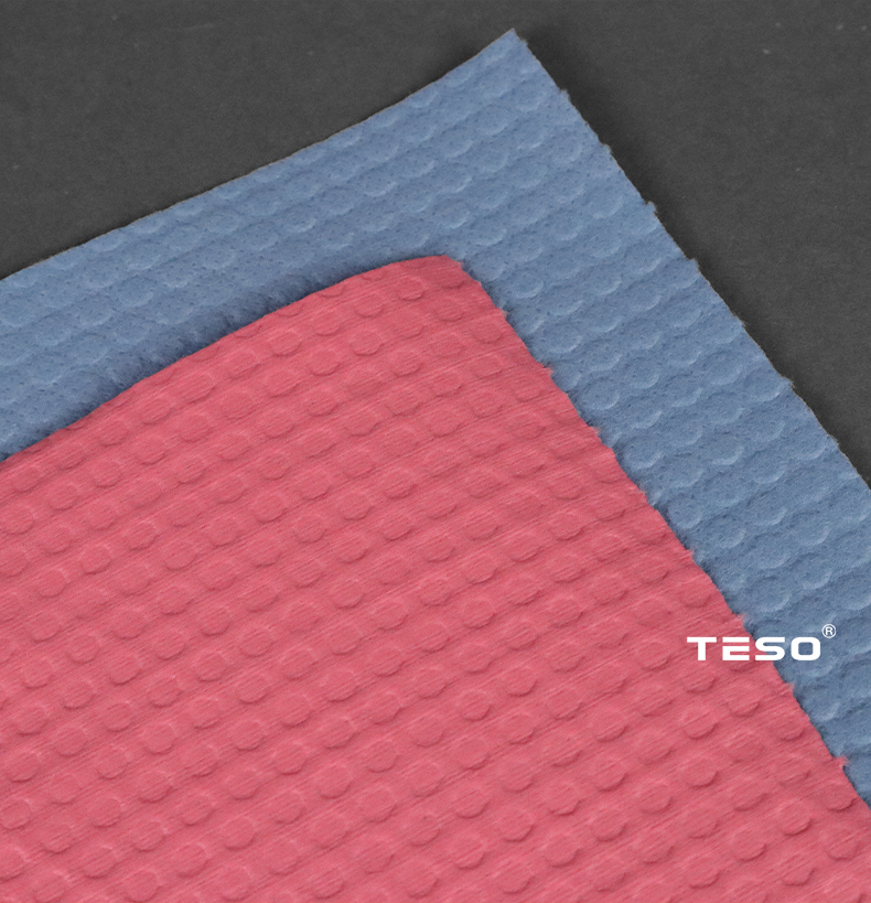 Hexagonal wiping paper