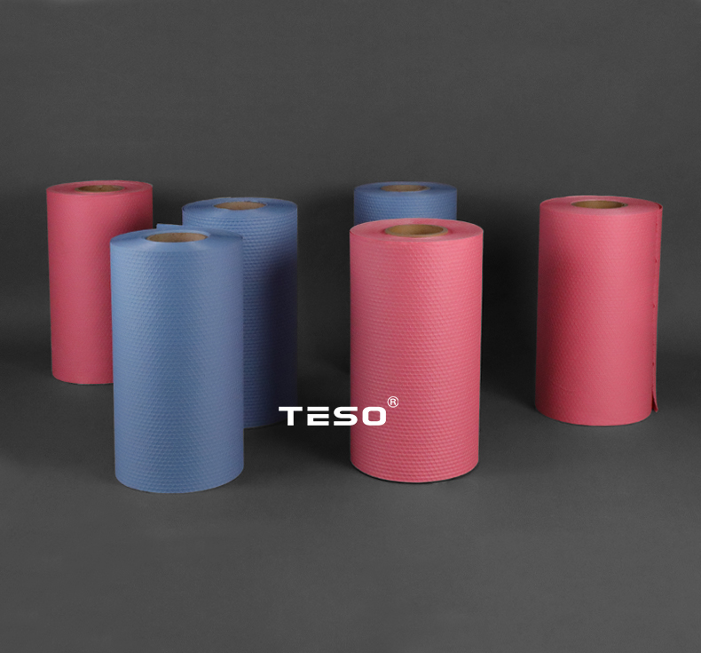 Hexagonal wiping paper