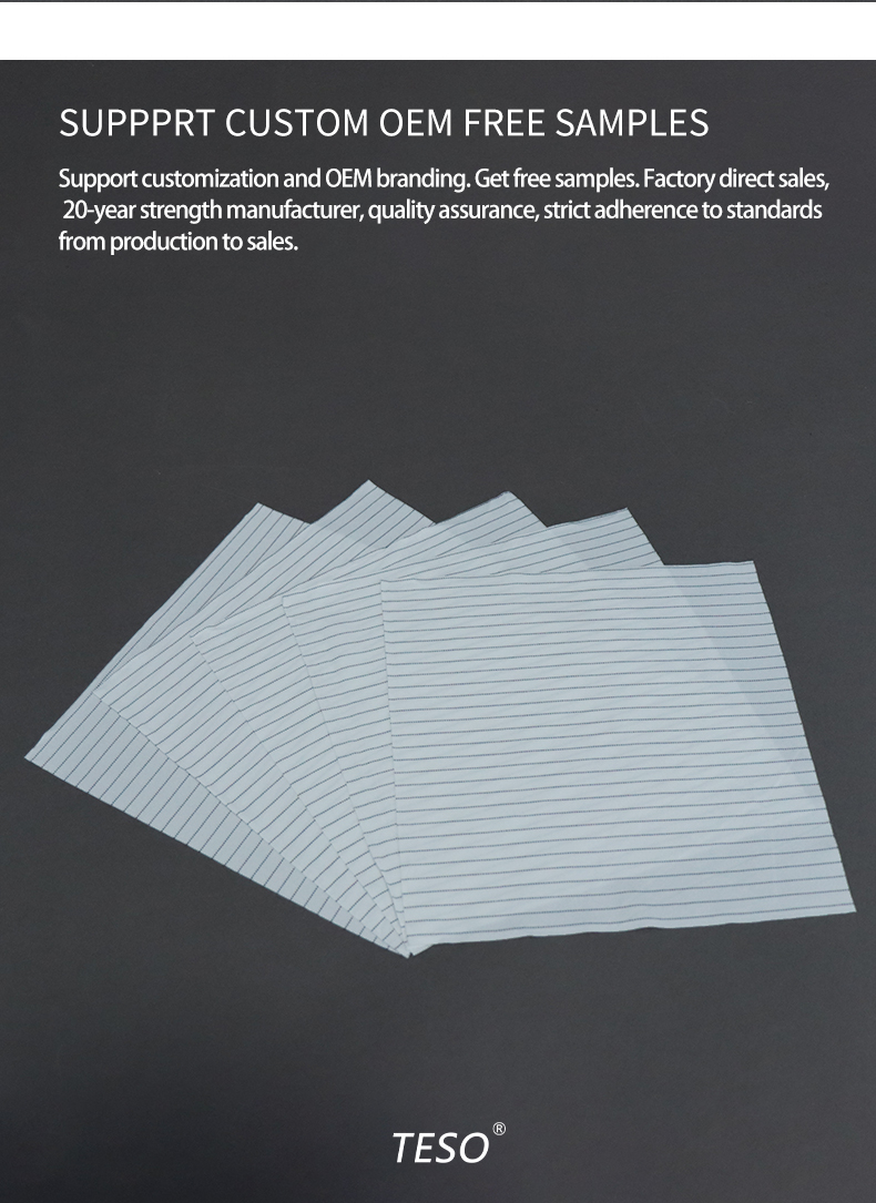 Anti static dust-free cloth
